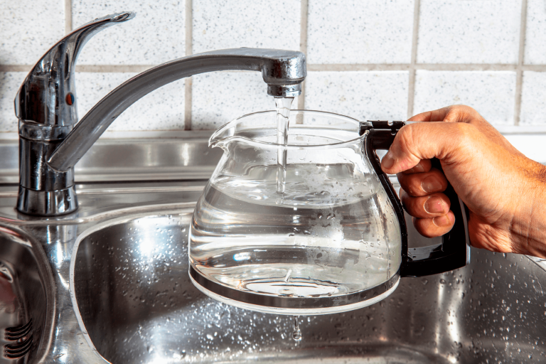 kitchen sink inline water filter radiation